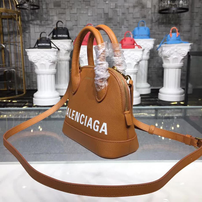 BALENCIAG巴黎世家 18SS系列小號貝殼包 十字紋小牛皮 亦可斜挎手提  BL1666